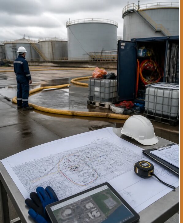 Разработка плана ликвидации разливов нефти в Лабинске